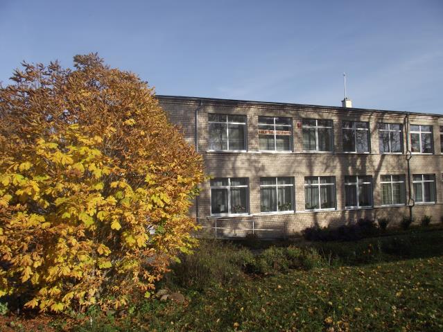Pagasta ēka, kurā atrodas bibliotēka
